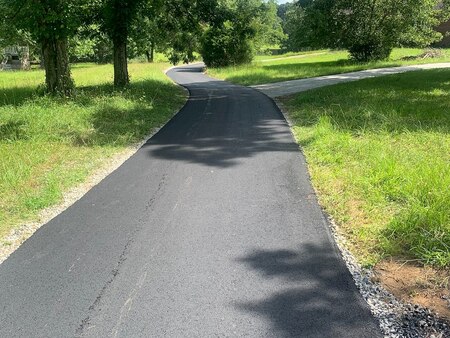 New driveway install in Hampton